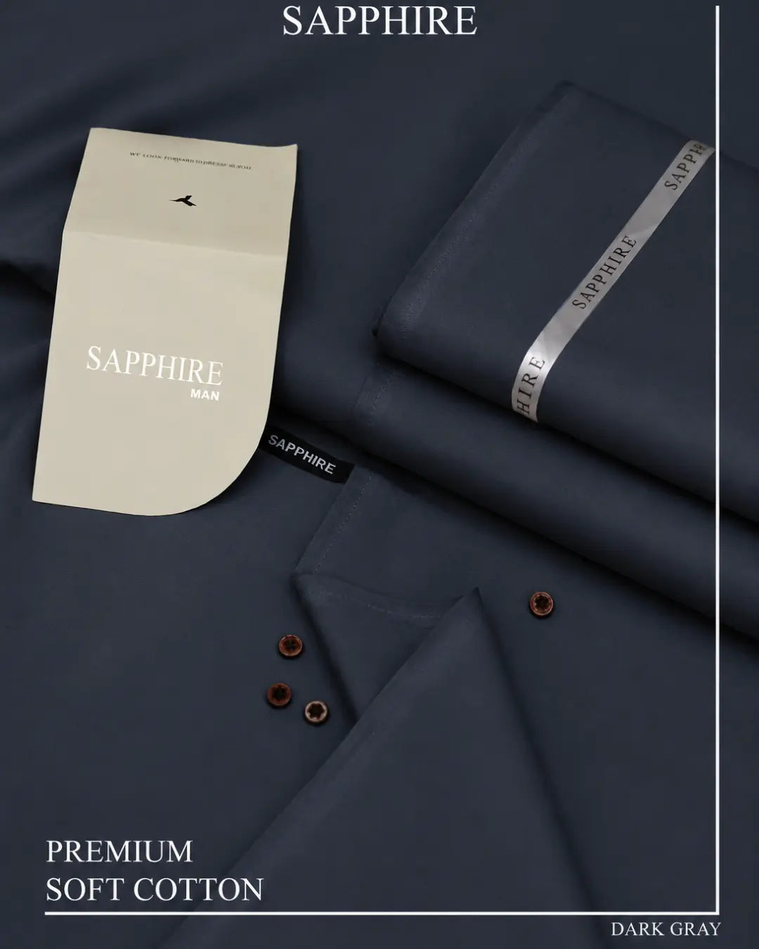 Grayish Blue Cotton Shalwar Kameez – Premium Comfort & Style